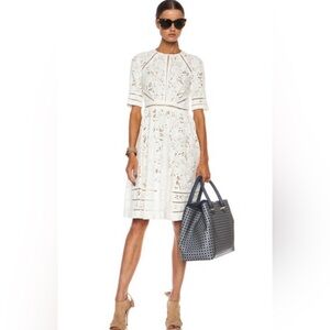 Zimmermann White Roamer Day Cotton Dress